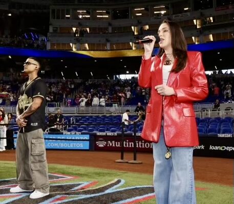 Diana Landa interpretó el himno de Venezuela en las Series del Caribe 